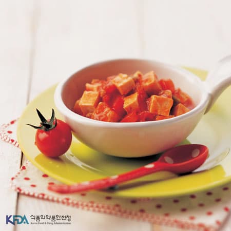 돼지고기 토마토 두부볶음