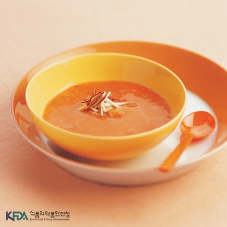 홍시 생밤 무침