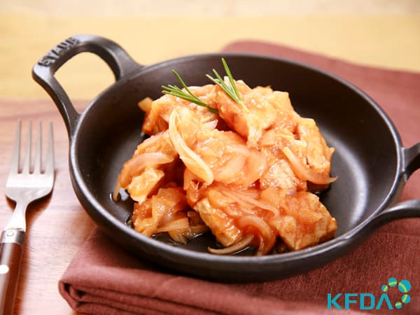 사과소스폭찹