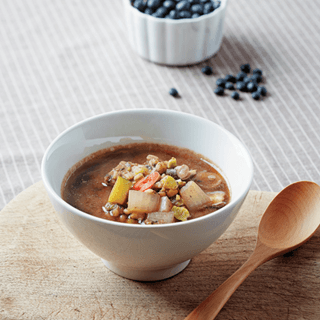 검은콩보리된장찌개